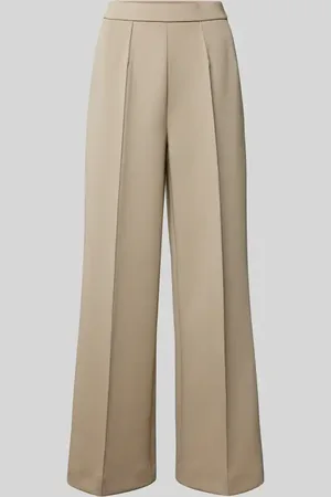 Calvin Klein Straight Leg Stoffhose mit fixierten Bügelfalten in , Größe 34