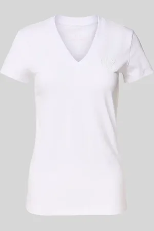Armani Exchange T-Shirt mit Label-Detail in , Größe L