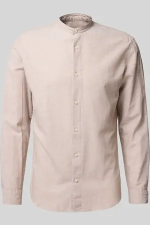 JACK & JONES Slim Fit Freizeithemd mit Leinen-Anteil Modell 