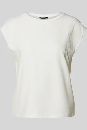 Comma, T-Shirt mit Rundhalsausschnitt in , Größe 34