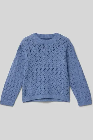 MANGO Strickpullover mit gerippten Abschlüssen in , Größe 128