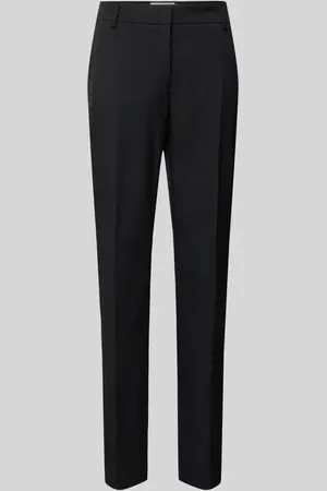 Christian Berg Slim Fit Stoffhose mit Bügelfalten in , Größe 34