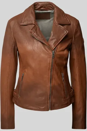 Mauritius Lederjacke mit Reißverschlusstaschen Modell 