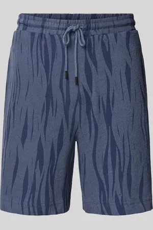 Knowledge Cotton Apparal Loose Fit Shorts mit elastischem Bund in , Größe L
