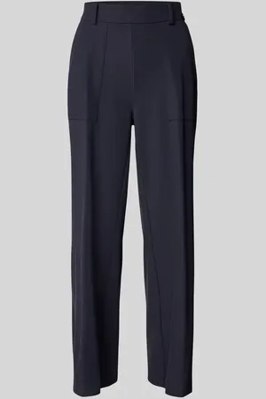 Cambio Tapered Fit Stoffhose mit verkürztem Schnitt in , Größe 32