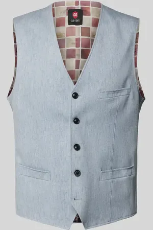 Club of Gents Weste mit Leistentaschen Modell 