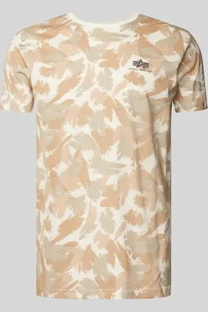 Alpha Industries T-Shirt mit Label-Print in , Größe L