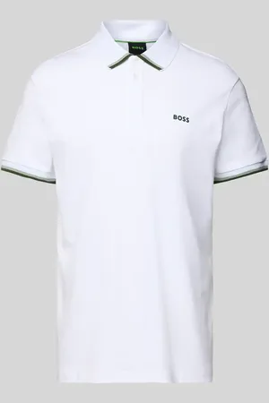 HUGO BOSS Regular Fit Poloshirt mit Label-Print Modell 