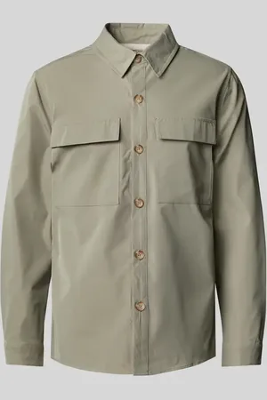 Colours & Sons Regular Fit Hemdjacke mit Brustpattentaschen in , Größe L