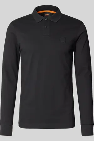 HUGO BOSS Regular Fit Poloshirt mit Label-Detail in , Größe S