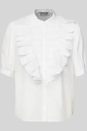 Essentiel Antwerp Regular Fit Bluse mit Stehkragen Modell 