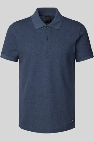Geox Slim Fit Poloshirt mit Strukturmuster in , Größe L