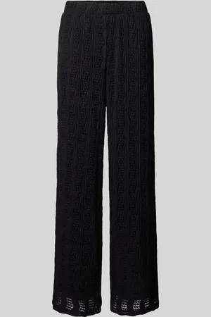 VILA Wide Leg Stoffhose mit Strukturmuster Modell 
