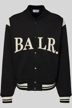 BALR. College-Jacke mit Label-Stitching und Stehkragen in , Größe L