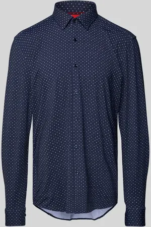 HUGO BOSS Slim Fit Business-Hemd mit Knopfleiste Modell 