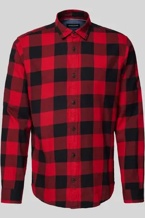 JACK & JONES Freizeithemd mit Knopfleiste Modell 