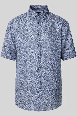 Christian Berg Freizeithemd mit Button-Down-Kragen in , Größe 3XL