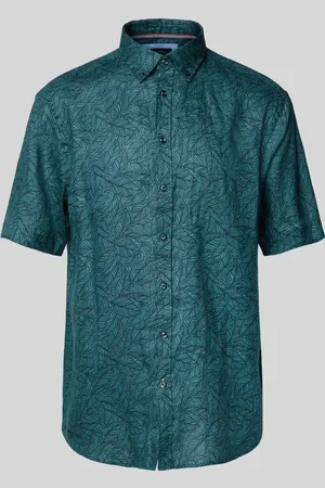 Christian Berg Freizeithemd mit Button-Down-Kragen in , Größe 3XL