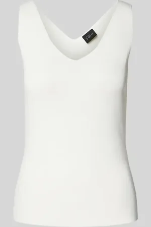 QS by s.Oliver Slim Fit Top aus feinem Viskose-Mix in , Größe 36