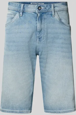 TOM TAILOR Slim Fit Jeansshorts aus Baumwoll-Mix Modell 