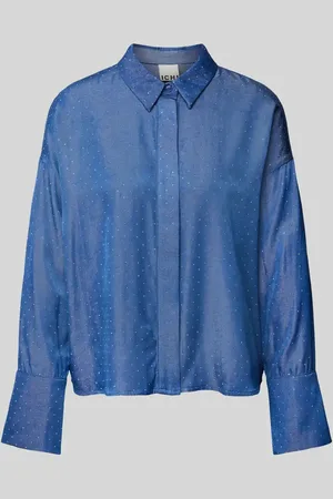 Ichi Relaxed Fit Bluse mit überschnittenen Schultern Modell 