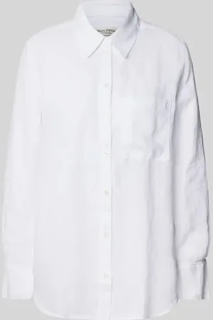 Marc O’ Polo Regular Fit Leinenbluse aus reinem Leinen in , Größe 38
