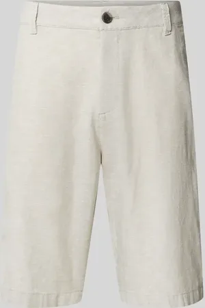 TOM TAILOR Relaxed Fit Chinoshorts aus Leinen-Baumwoll-Mix in , Größe L