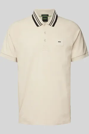 HUGO BOSS Regular Fit Poloshirt mit Label-Badge Modell 