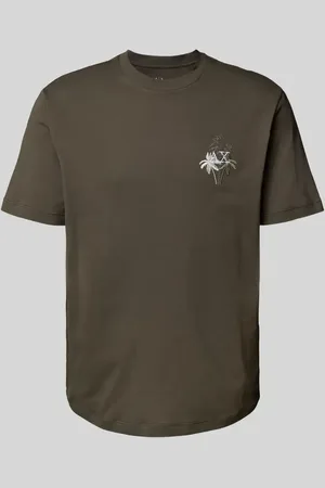 Armani Exchange T-Shirt mit Label-Stitching in , Größe S