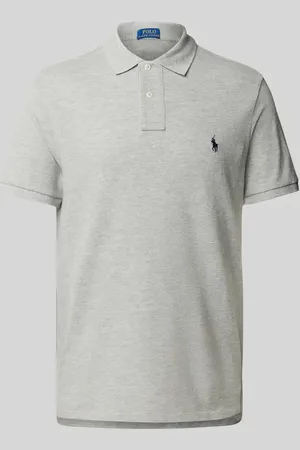 Ralph Lauren Slim Fit Poloshirt mit Label-Stitching in , Größe L