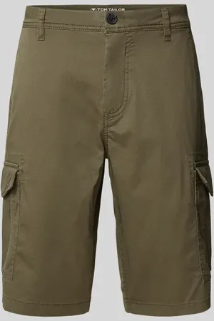 TOM TAILOR Regular Fit Cargoshorts aus Baumwoll-Mix in , Größe 30