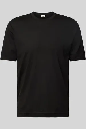Drykorn T-Shirt mit geripptem Rundhalsausschnitt Modell 