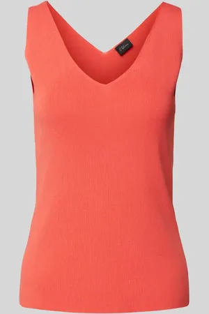 QS by s.Oliver Slim Fit Top aus feinem Viskose-Mix in , Größe 34