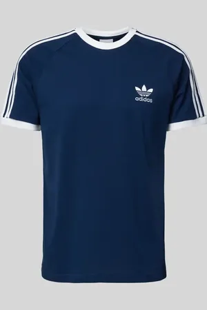 adidas T-Shirt mit gerippten Abschlüssen in , Größe L