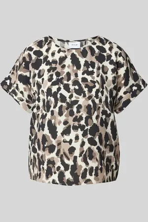 VILA Regular Fit Blusenshirt mit Rundhalsausschnitt Modell 