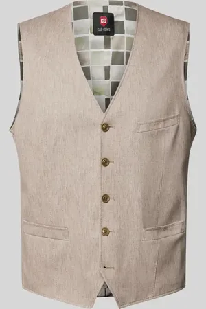 Club of Gents Weste mit Leistentaschen Modell 