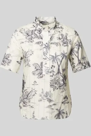 Zadig & Voltaire Slim Fit Bluse mit Stehkragen Modell 