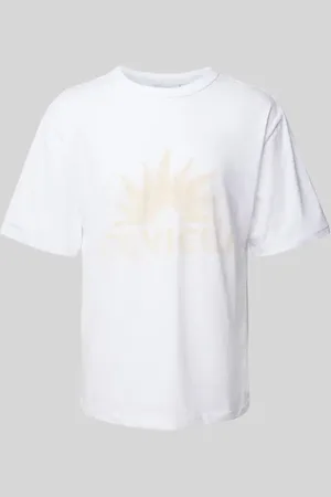 Review T-Shirt mit Label-Print in , Größe L