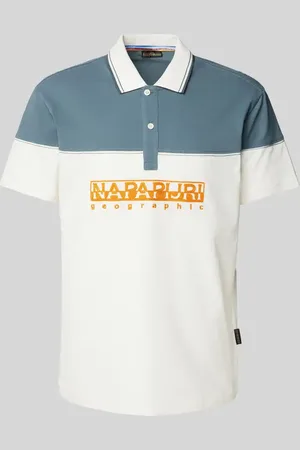 Napapijri Regular Fit Poloshirt mit Label-Stitching Modell 