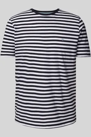 Fynch-Hatton T-Shirt mit geripptem Rundhalsausschnitt in , Größe 3XL