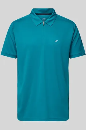 Joy Poloshirt mit Label-Print Modell 