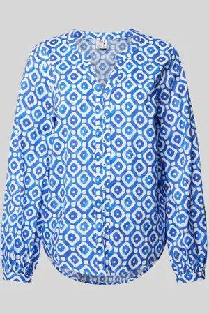 Emily van den Bergh Regular Fit Bluse mit Ballonärmeln in , Größe 36