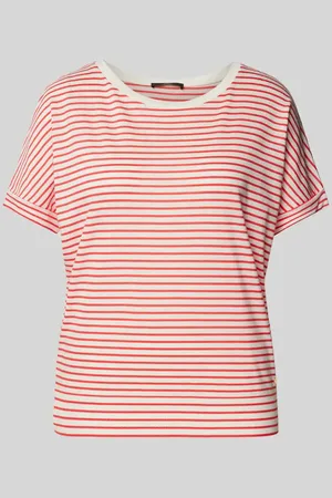 Windsor T-Shirt mit geripptem Rundhalsausschnitt in , Größe 34