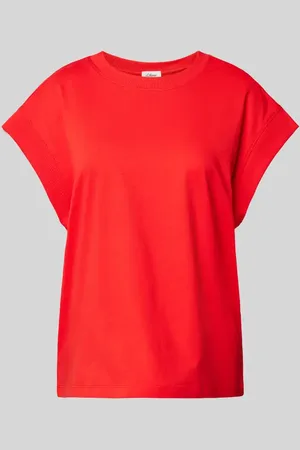 QS by s.Oliver Relaxed Fit T-Shirt aus reiner Baumwolle in , Größe 34