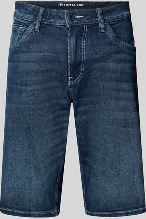 TOM TAILOR Slim Fit Jeansshorts aus Baumwoll-Mix Modell 