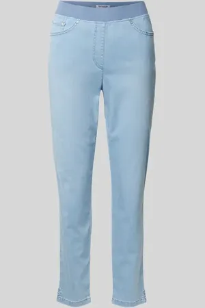 Brax Slim Fit Jeans mit verkürztem Schnitt Modell 