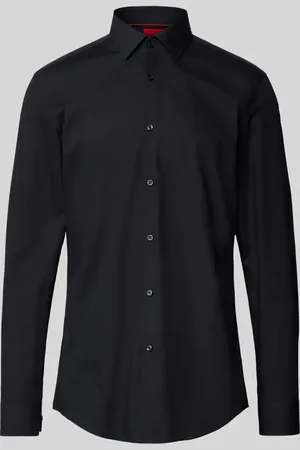 HUGO BOSS Slim Fit Business-Hemd aus Baumwolle Modell 