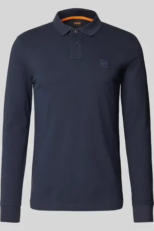 HUGO BOSS Regular Fit Poloshirt mit Label-Detail in , Größe M