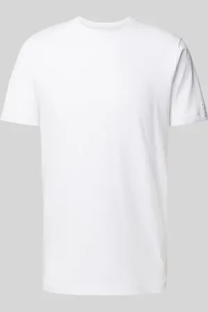 Olymp T-Shirt mit geripptem Rundhalsausschnitt im 2er-Pack in , Größe L