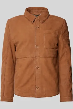 Gipsy Jacke in Leder-Optik mit Brusttasche Modell 